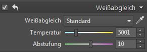 Alle RAW Konverter ermöglichen ähnlich wie das RAW-Modul im Zoner Studio eine genaue Einstellung des Weißabgleichs, wenn die Aufnahme im RAW Format erfolgt.
