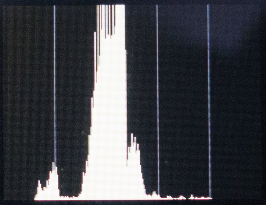 Nach dem Öffnen der Blende um 1EV ist das Bild immer noch unterbelichtet.
