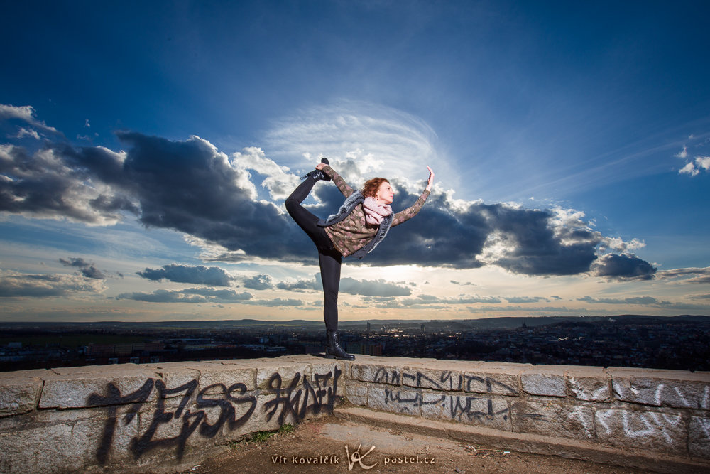 Porträt einer Gymnastikerin