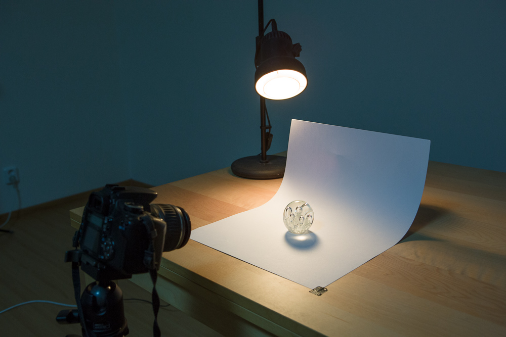 „Backstage“ unseres kleinen Fotostudios.