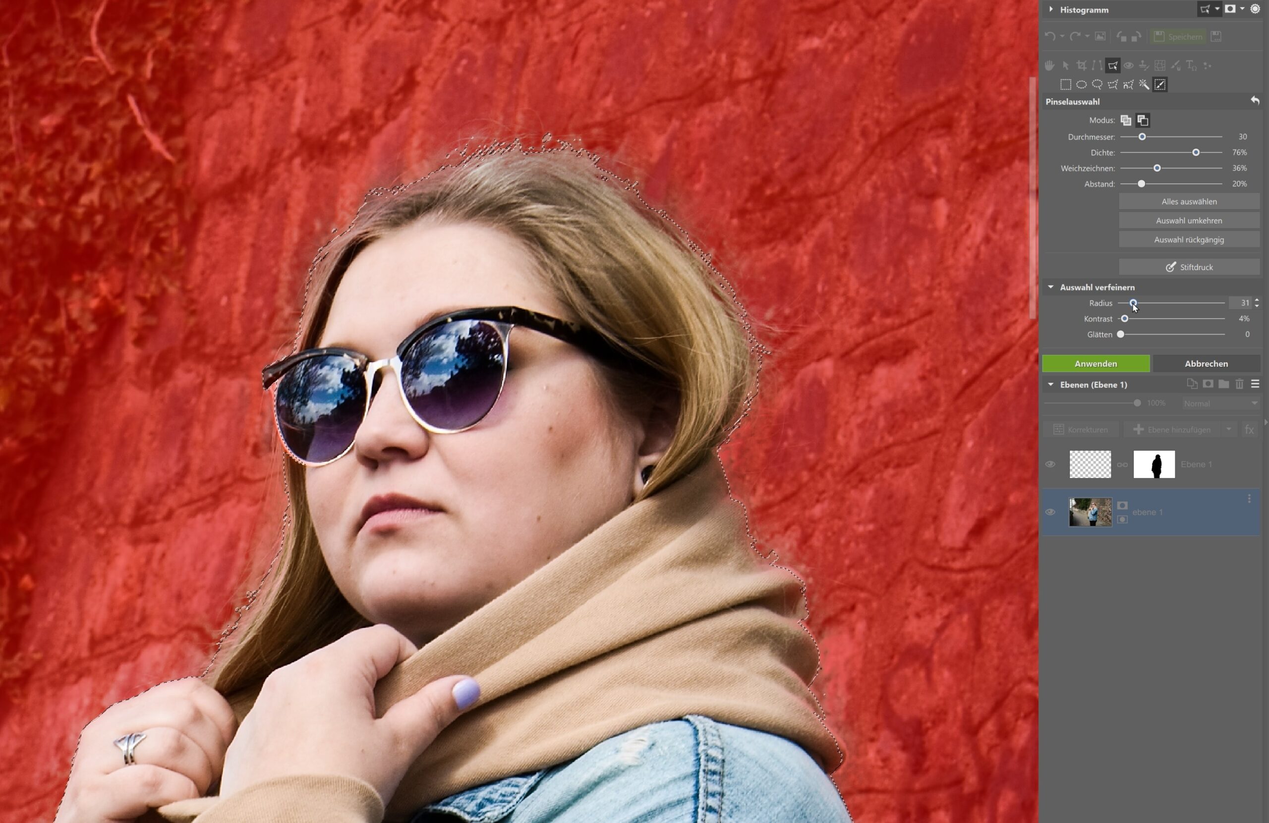 So erzeugen Sie einen unscharfen Hintergrund im Porträt