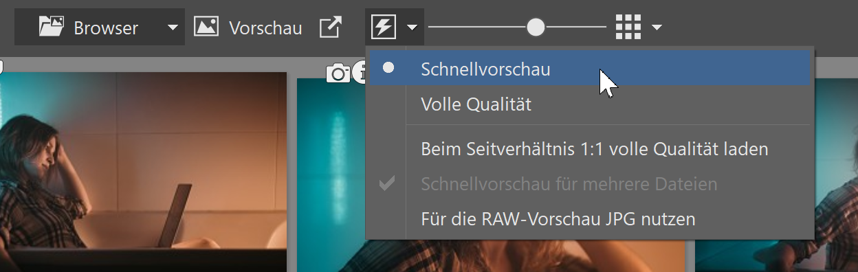 So arbeiten Sie mit dem Katalog in Zoner Studio