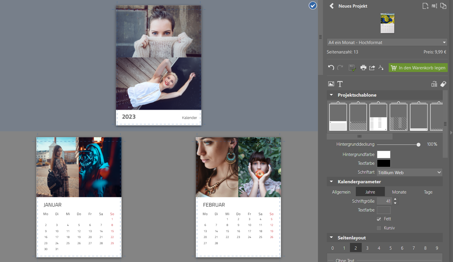 Fotoprodukte mit den eigenen Fotos