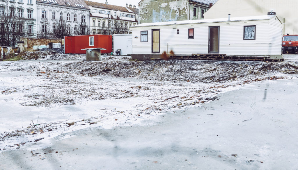 Entdecken Sie den Zauber von Stadtaufnahmen im Winter