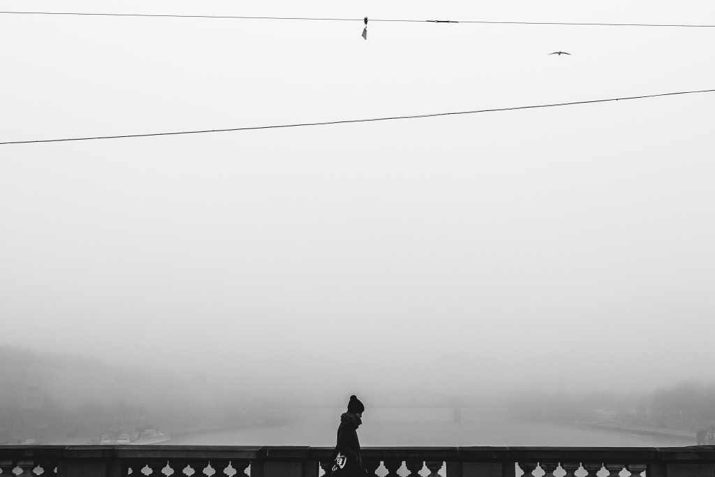 Falls Sie im Winter auf Nebel treffen, dann haben Sie Glück.