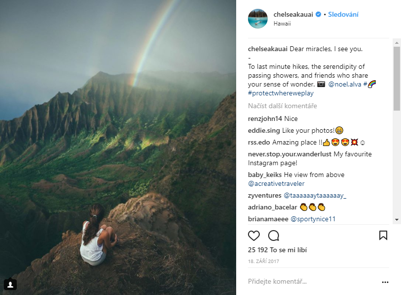 12 Klischees: Eine typische Reiseaufnahme auf Instagram.