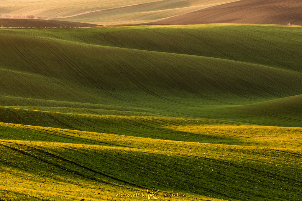 Landschaftsaufnahmen mit dem Teleobjektiv: „Mährische Toskana“.