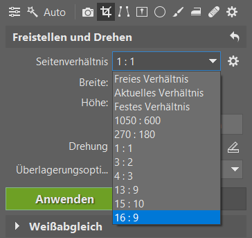 Wie man Fotos von Motorradrennen bearbeitet: Zuschneiden der Fotos.