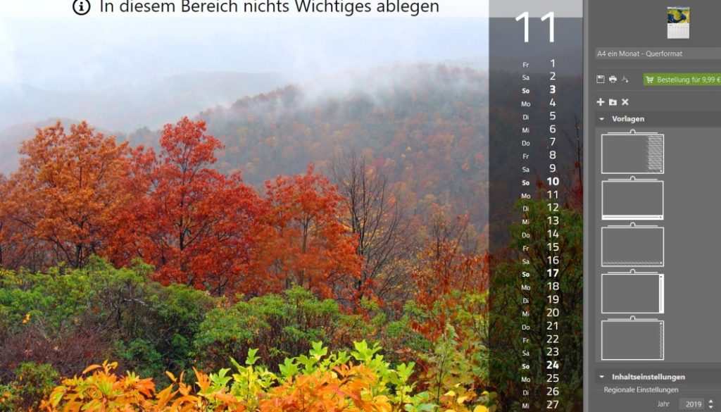 Bereiten Sie Ihren Liebsten eine Freude mit einem originellen Weihnachtsgeschenk. Erstellen Sie einen Fotokalender