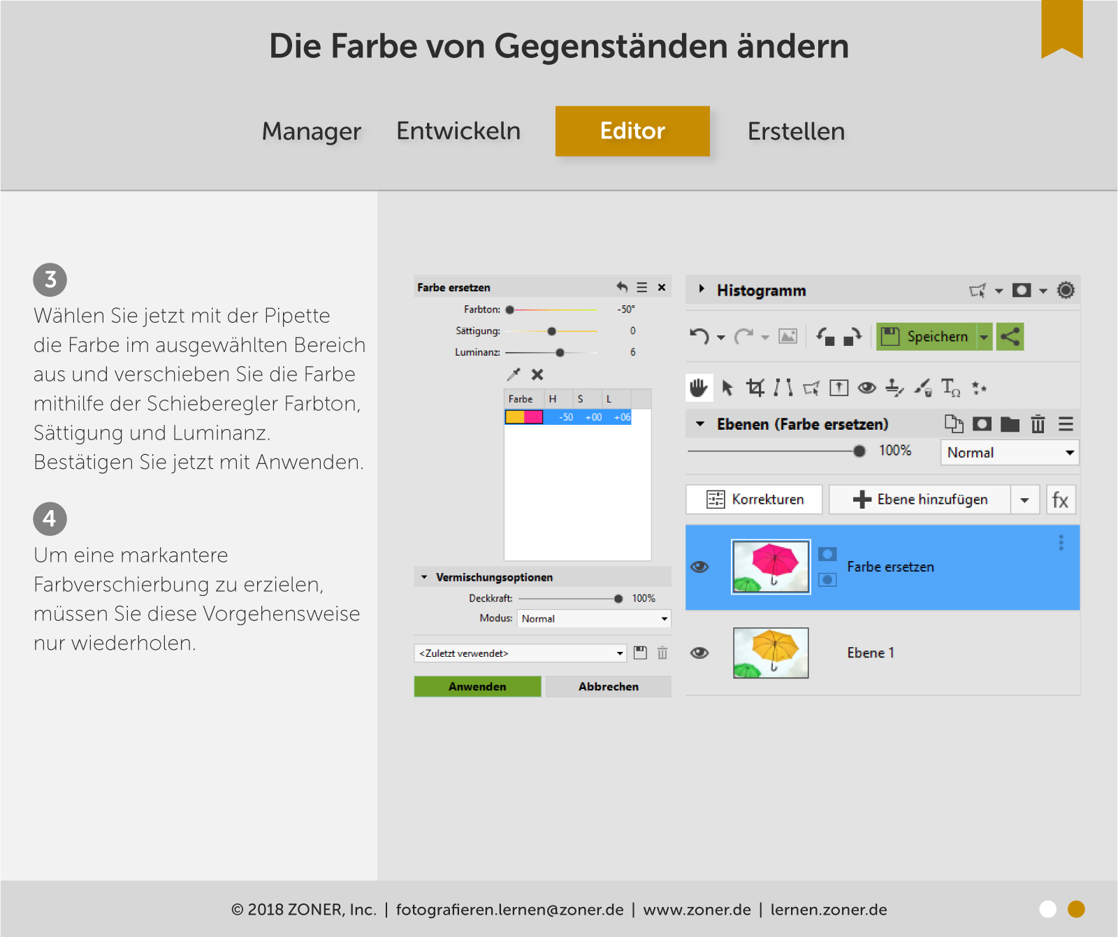 farbe editor