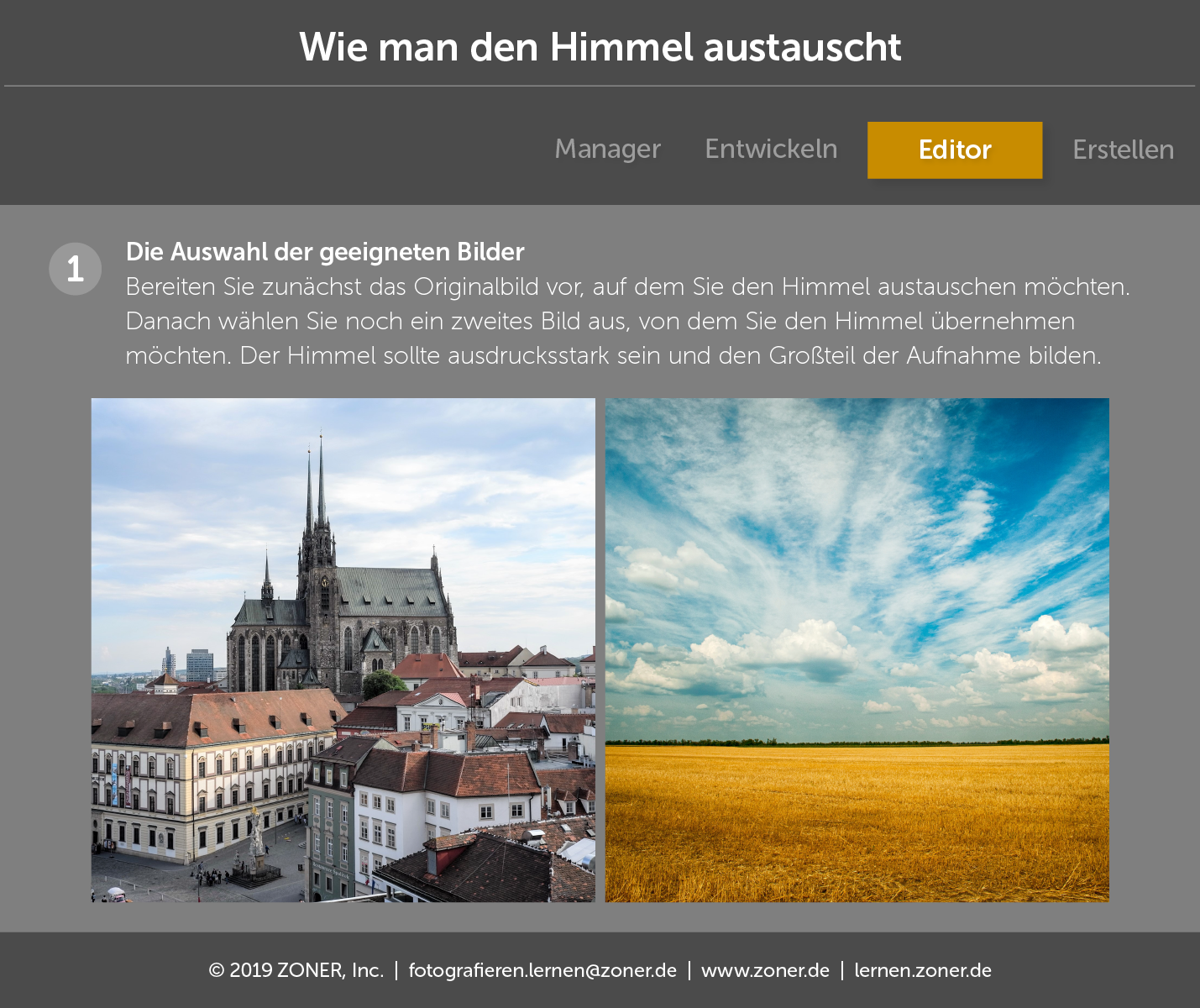 editor edit himmel