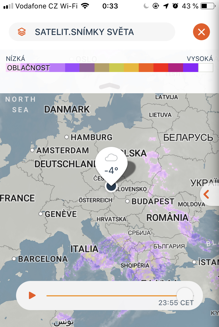 App AccuWeather: Wettervorhersage für Standorte auf der ganzen Welt ermöglicht