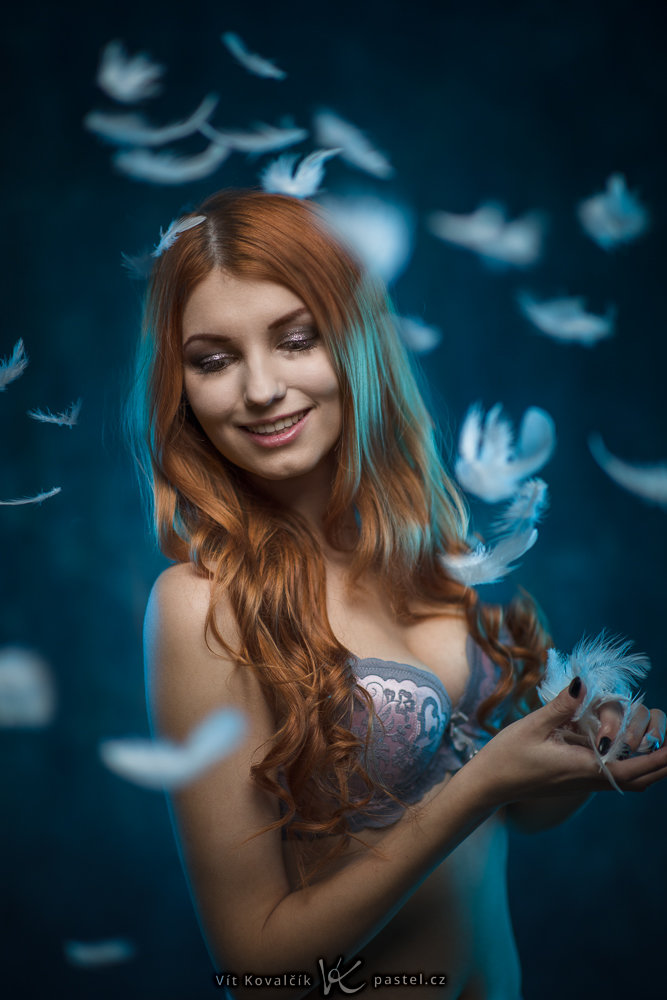 Fotografieren im Atelier - federn