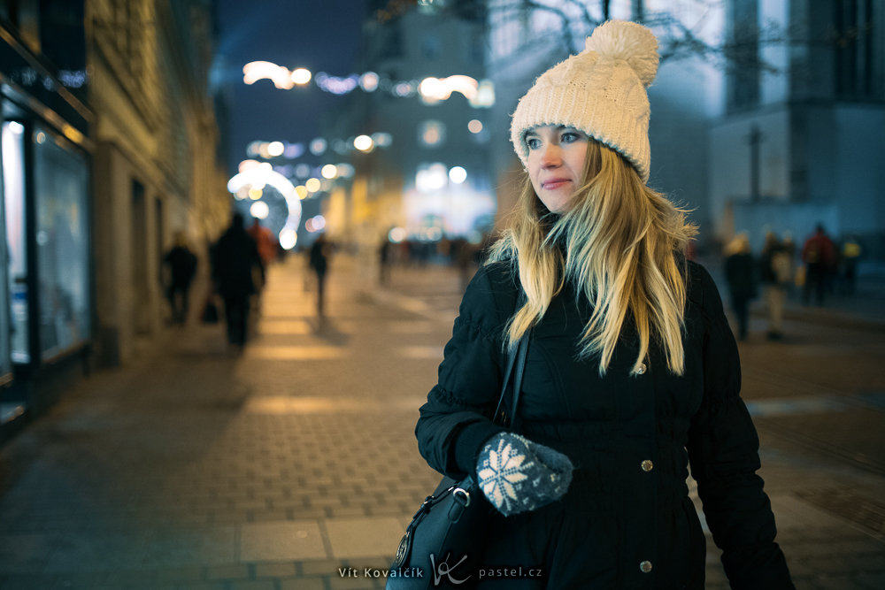 Models fotografieren II - gasse am abend