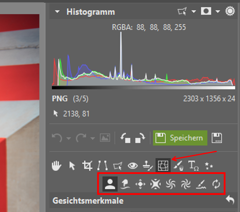 Verschlanken im ZPS X - verzerrungs-tools