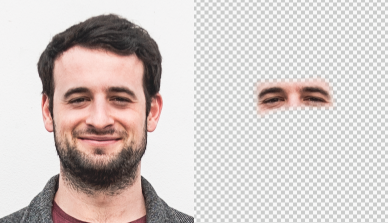 Das resultierende Gesicht