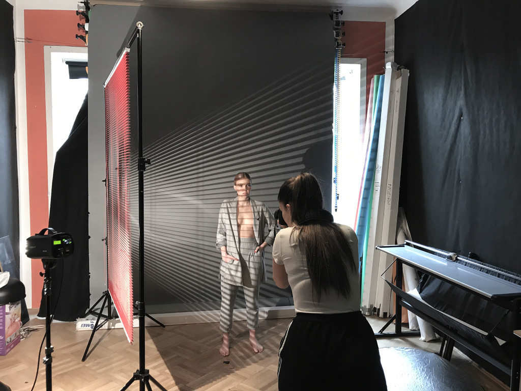 Backstage-Aufnahme