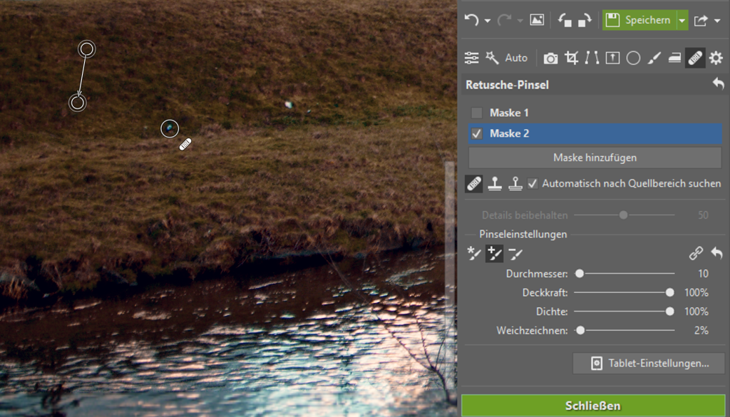 Wie geht’s weiter im Modul Entwickeln - retusche