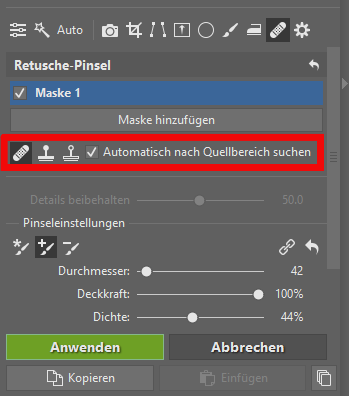 Porträtretusche - auto suchen