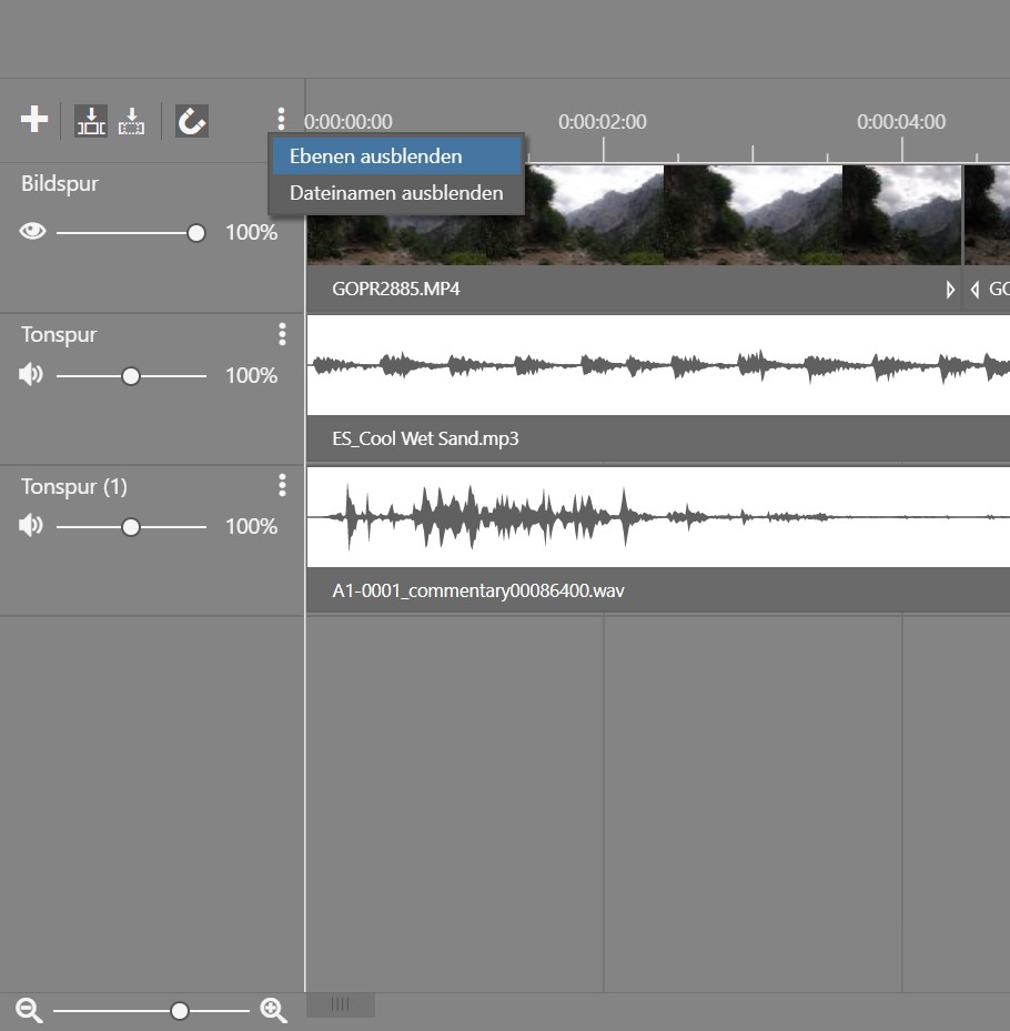Wie erstellt man ein Video in ZPS X - Teil 2 - show curves