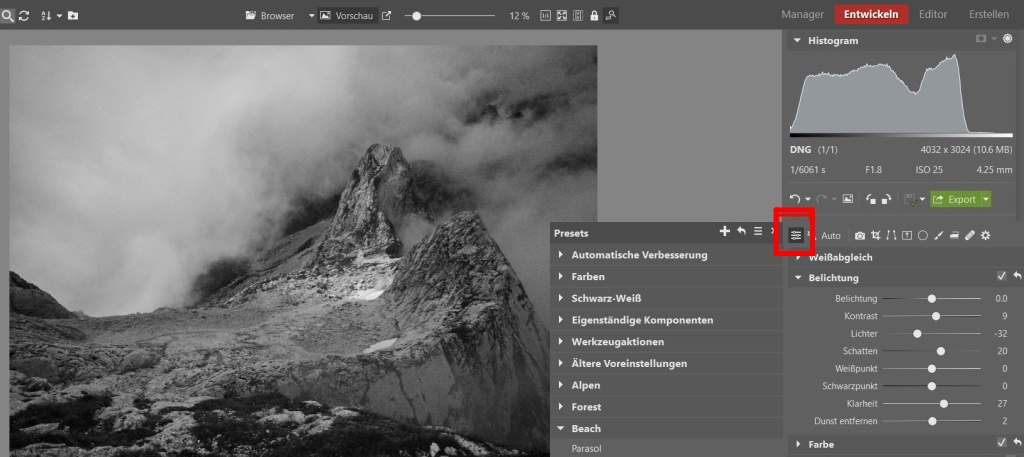 Landschaftsfotografie in Slowenien - Preset