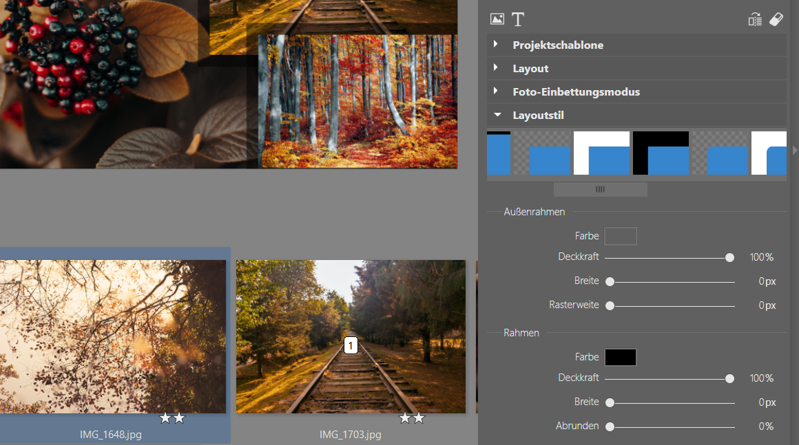 Erstellen Sie Ihre eigene Collage im ZPS X