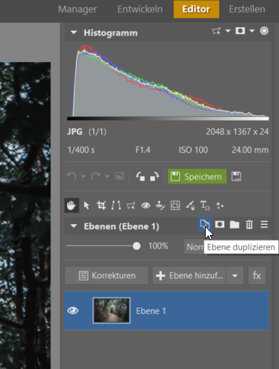 So erreichen Sie eine perfekte Symmetrie: Der Editor hilft Ihnen dabei
