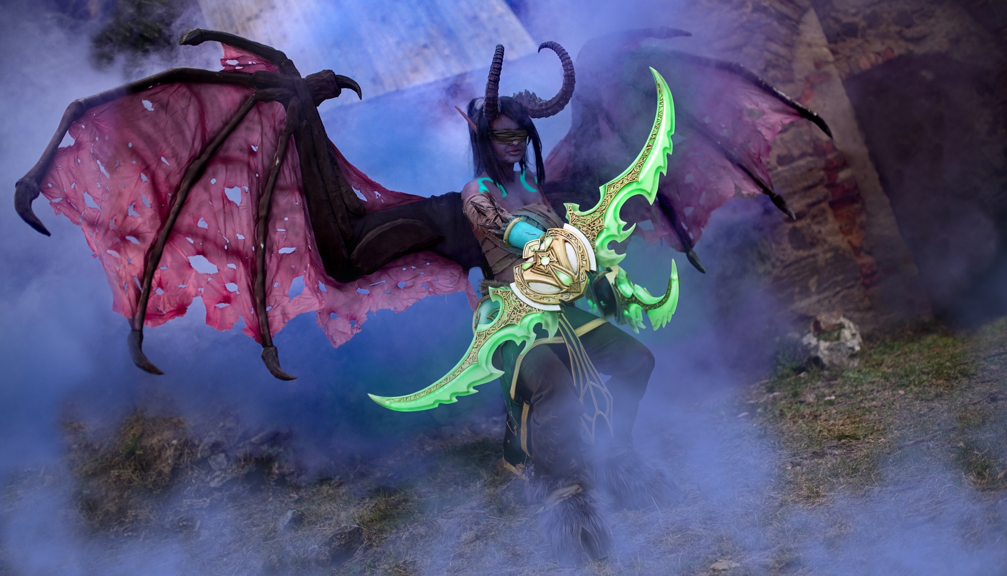 Wie man Bilder von Cosplay macht - Warcraft, Illidan