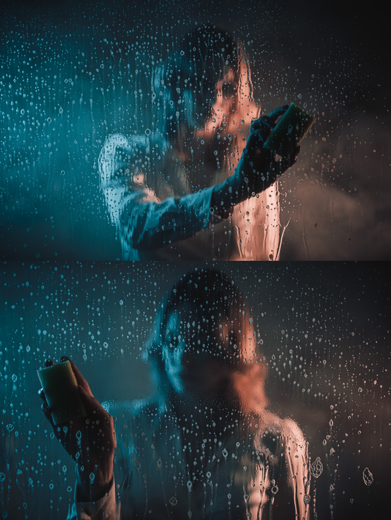 Effektvolle Porträts durch Glas: Probieren Sie ungewöhnliche Porträtfotografie ganz bequem zu Hause aus