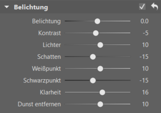 Bildbearbeitung eines Frühlingsporträts I: Modul Entwickeln