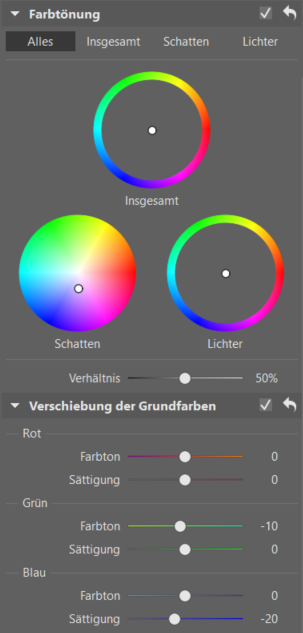 Bildbearbeitung eines Frühlingsporträts I: Modul Entwickeln