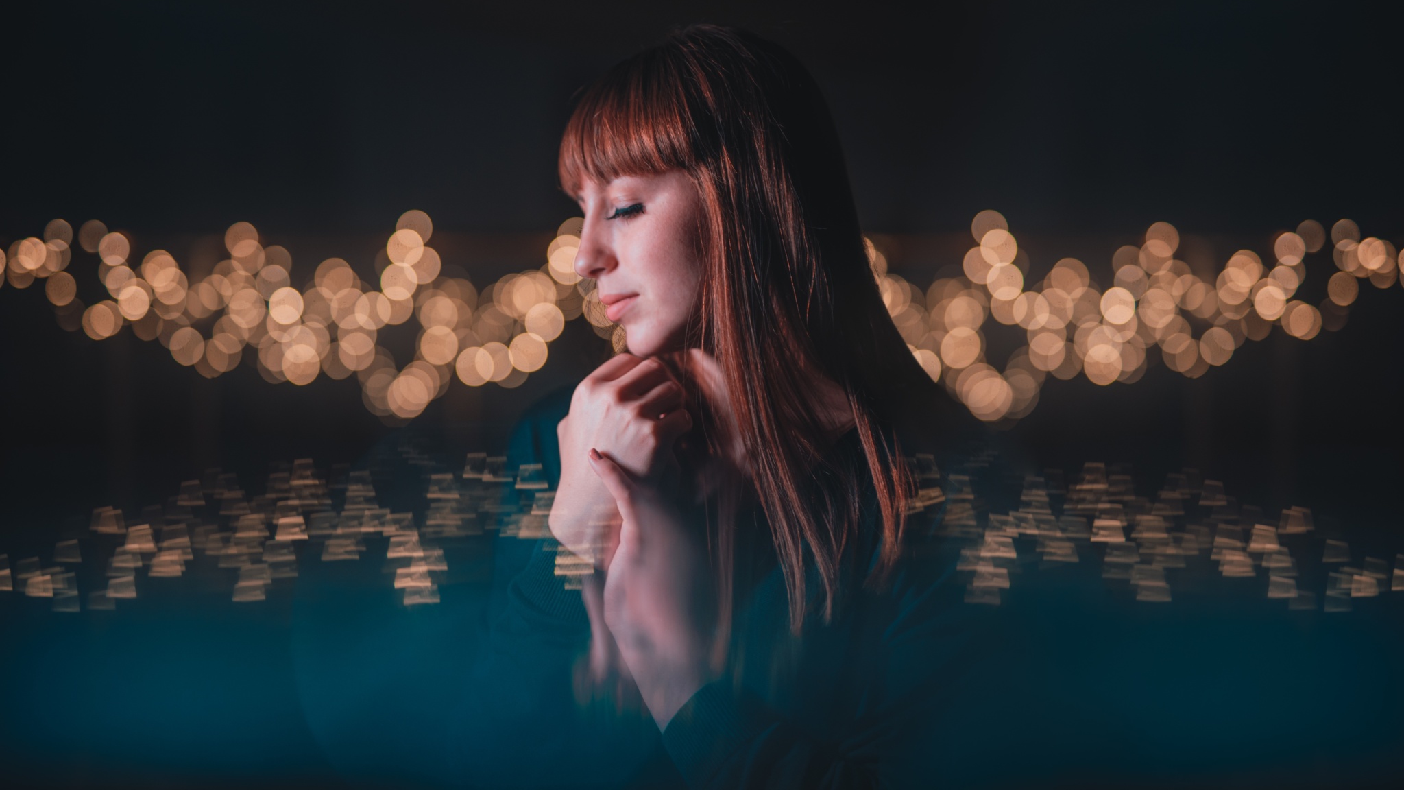 Originell beleuchtetes Porträt? Experimentieren Sie mit Reflexionen und Lichtbrechung