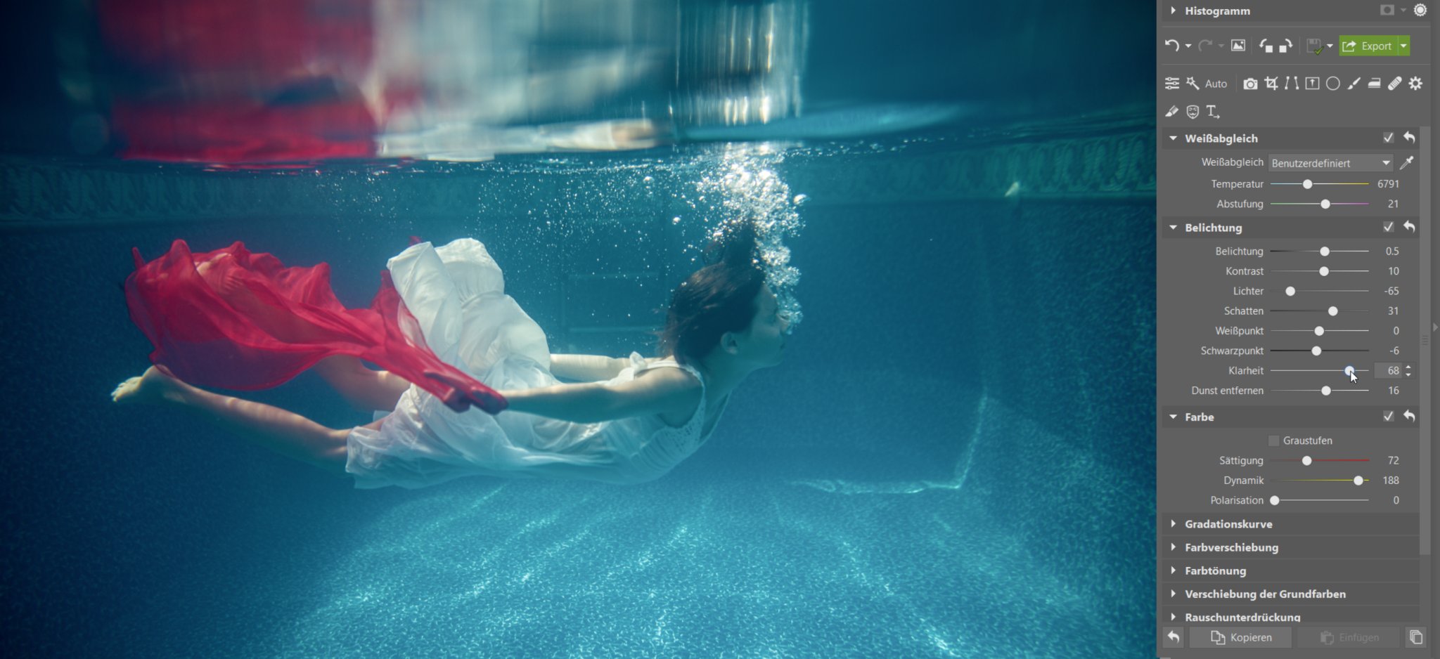 Unterwasserfotografie: Wie man Unterwasserfotos bearbeitet, damit sie lebendig wirken