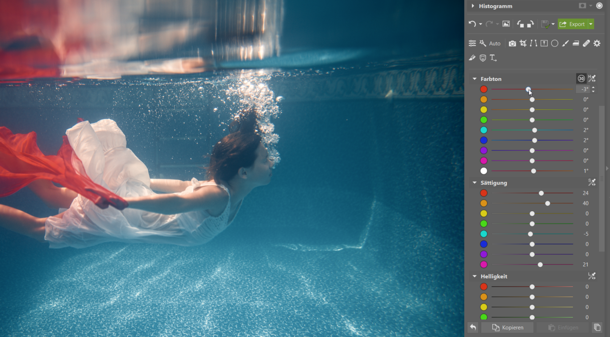 Unterwasserfotografie: Wie man Unterwasserfotos bearbeitet, damit sie lebendig wirken