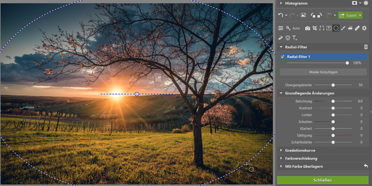 5 Tipps zur kreativen Verwendung des Radialfilters