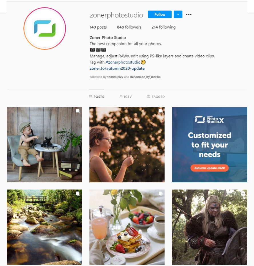 Instagram fotos