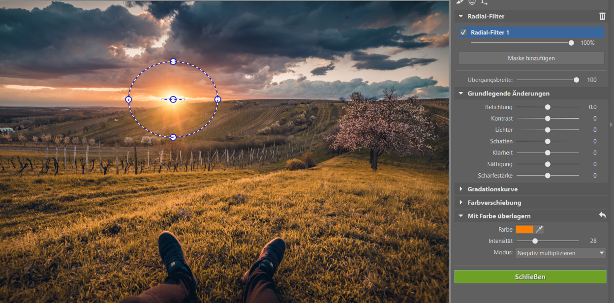 5 Tipps zur kreativen Verwendung des Radialfilters