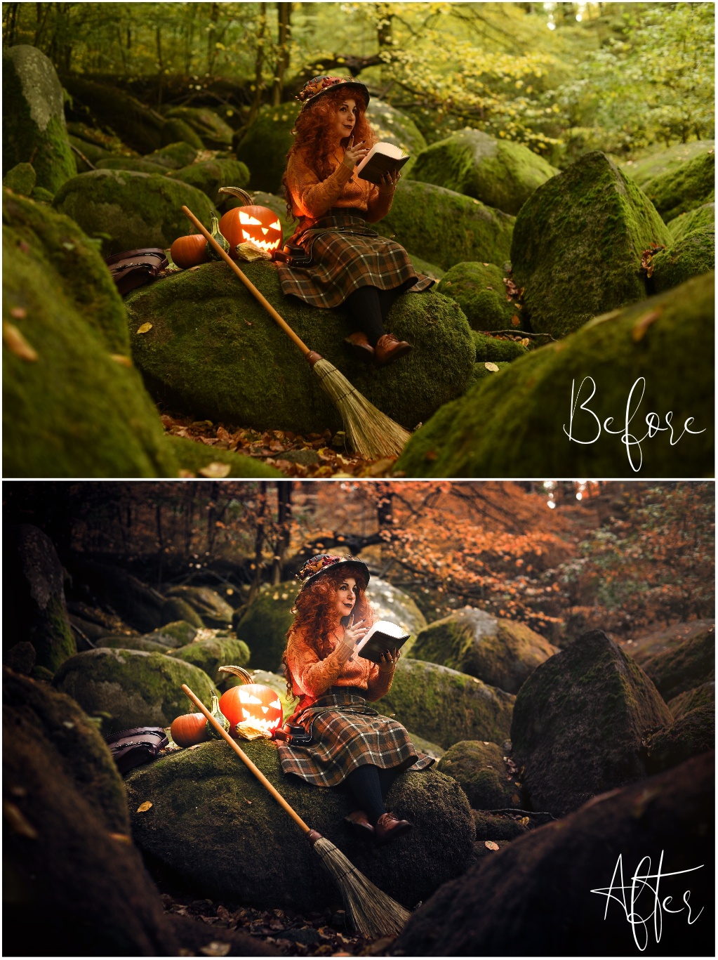 Lassen Sie sich inspirieren! Halloween-Porträtfotografie und -bearbeitung