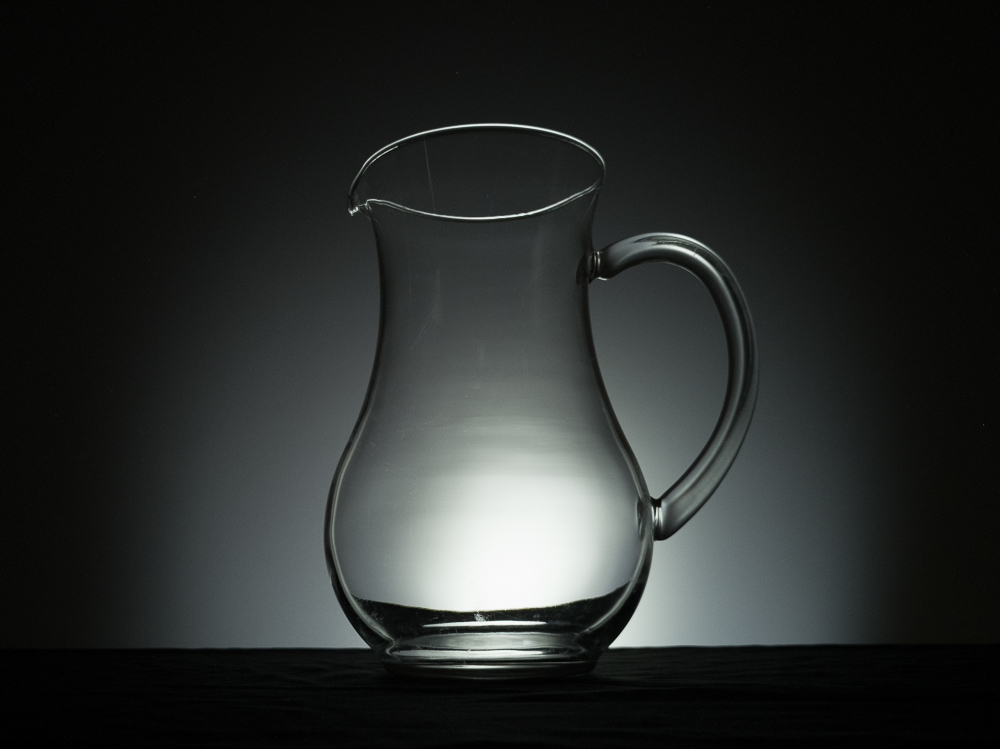 Glas zu Hause fotografieren
