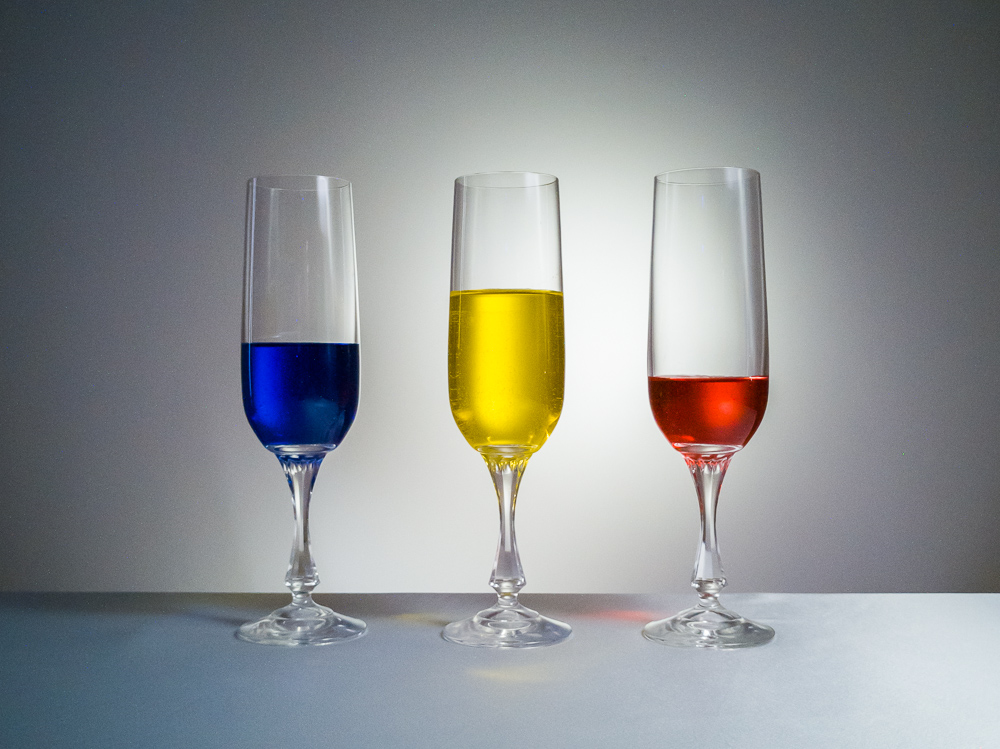 Glas zu Hause fotografieren