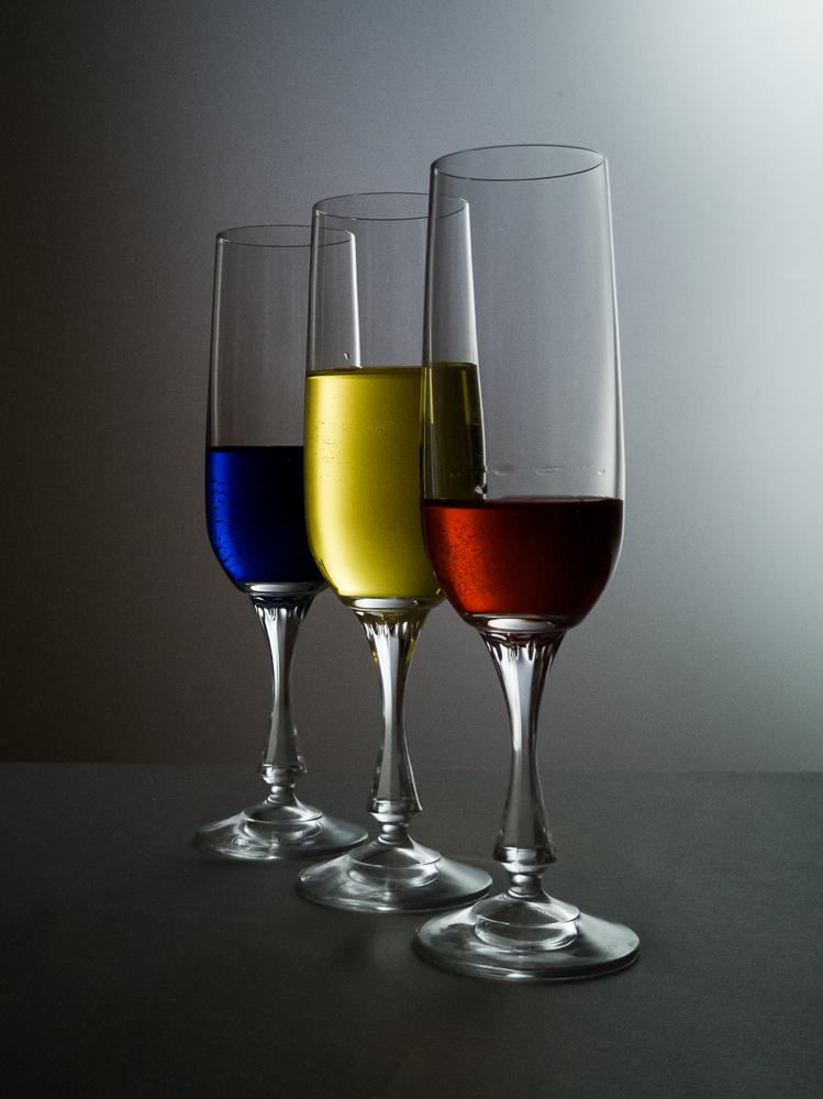 Glas zu Hause fotografieren