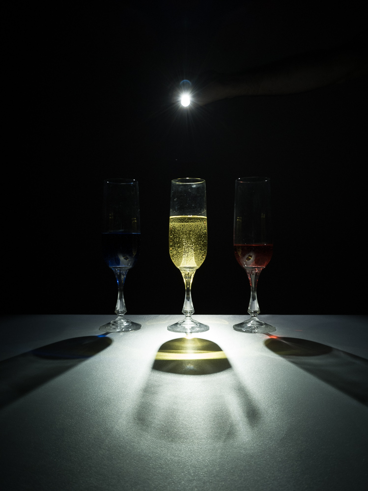 Glas zu Hause fotografieren