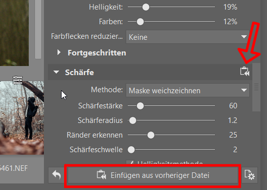 Sparen Sie Zeit bei der Bildbearbeitung. Mit dem Kopieren von Anpassungen