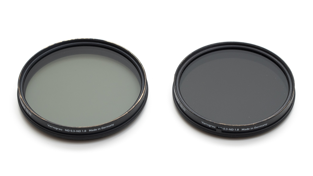 Test: Revoring kombiniert Polarisations- und variablen ND-Filter