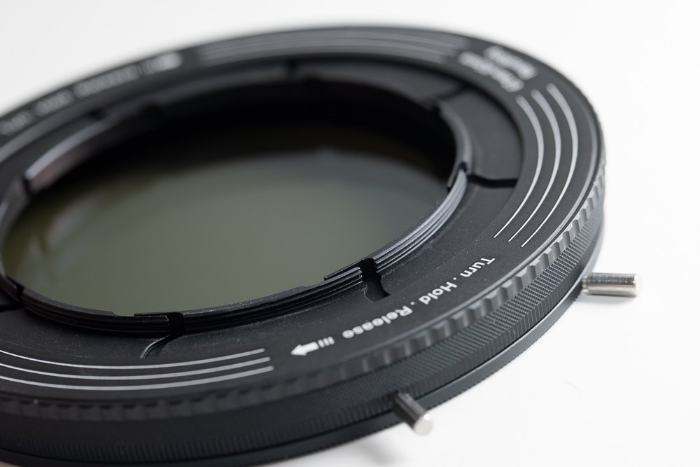 Test: Revoring kombiniert Polarisations- und variablen ND-Filter
