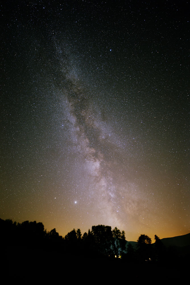 Geschichte eines Fotos - die Milchstraße