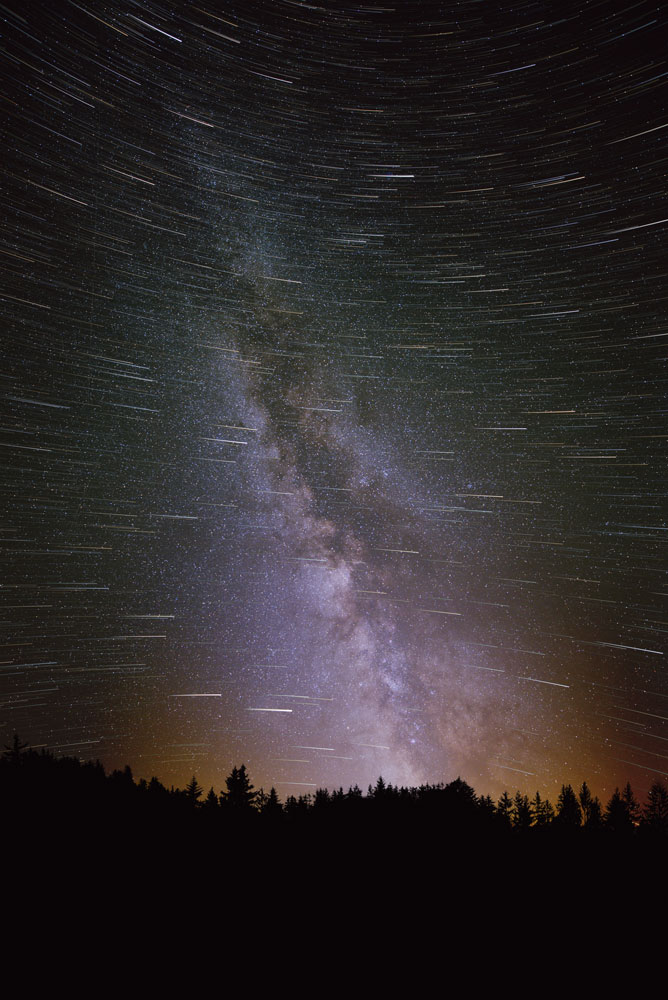 Geschichte eines Fotos - die Milchstraße