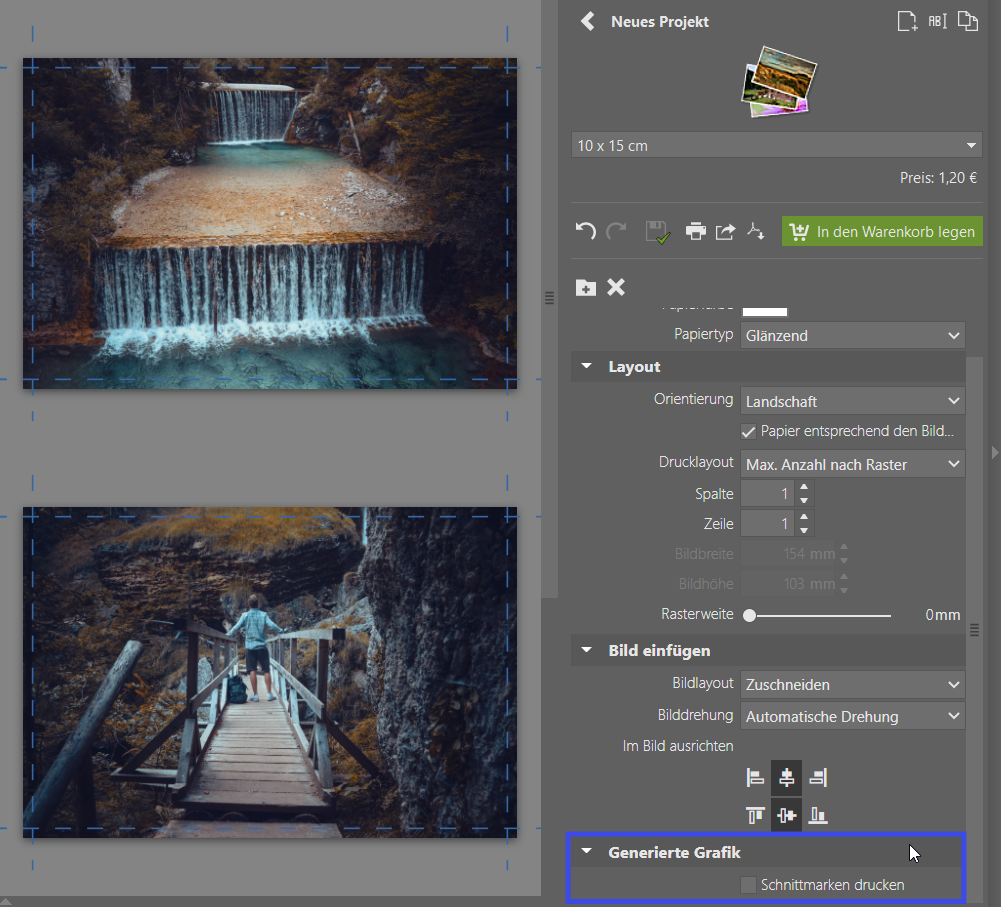Fotos online drucken
