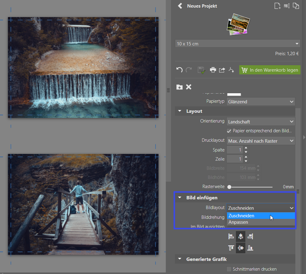 Fotos online drucken
