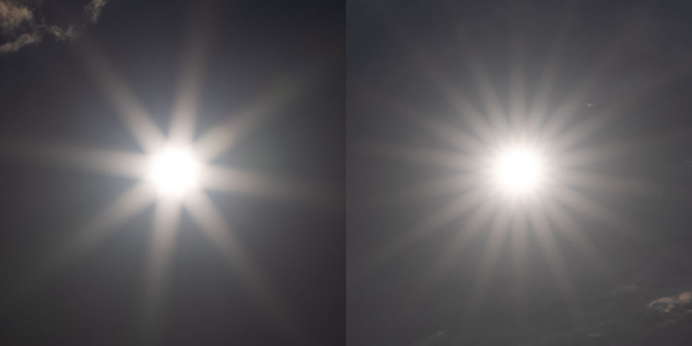 So fotografieren Sie Sonnensterne